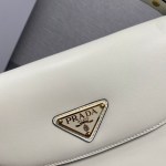 Prada Arqué Leather shoulder bag moon bag - Image 5