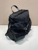 Prada Re-Nylon and leather backpack - Image 2