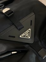 Prada Re-Nylon and leather backpack - Image 7