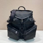 Prada Re-Nylon and leather backpack