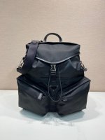 Prada Re-Nylon and leather backpack