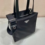 Prada Black Re-nylon Padded Tote Bag - Image 2