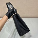 Prada Black Re-nylon Padded Tote Bag - Image 5