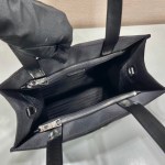 Prada Black Re-nylon Padded Tote Bag - Image 8