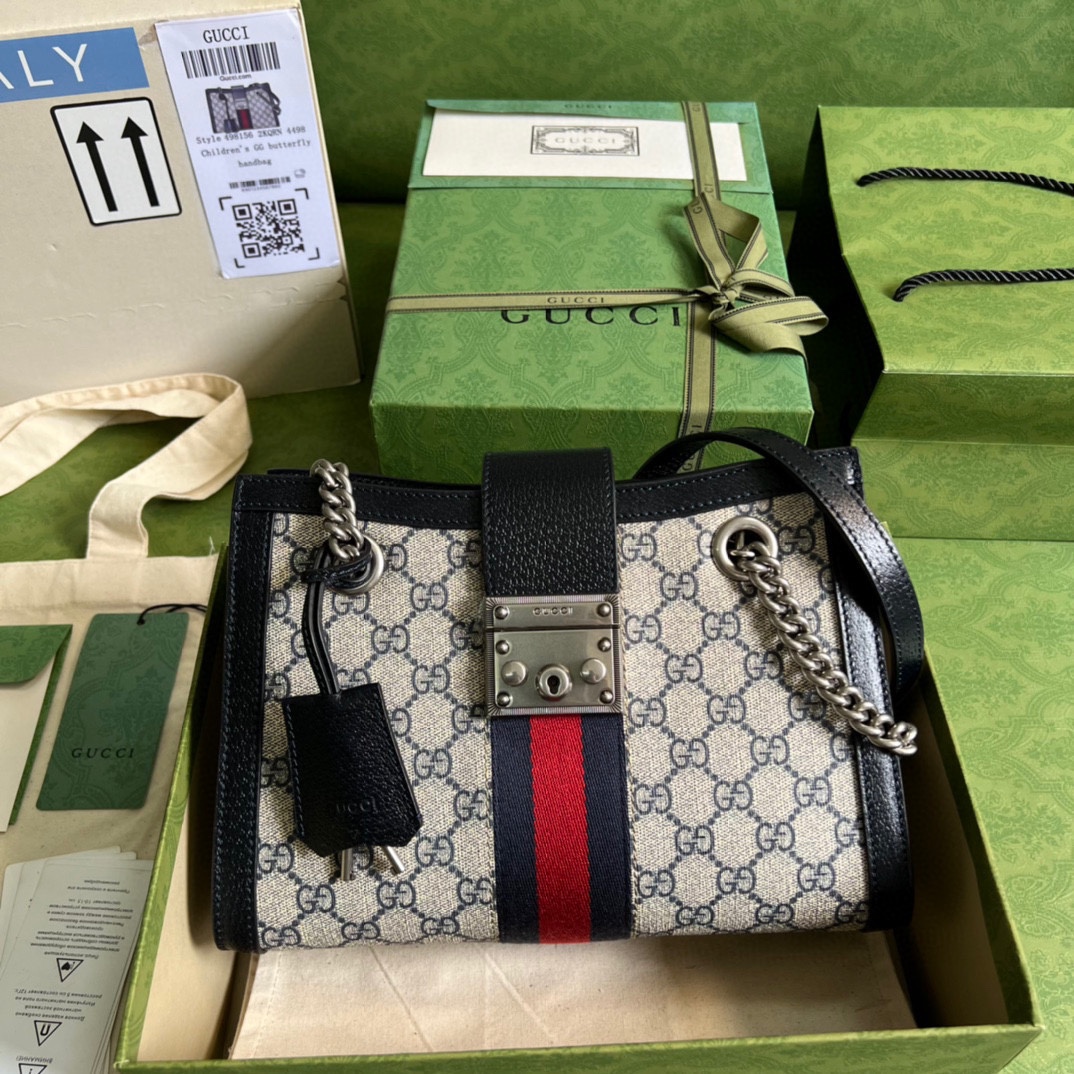 HSC-BC950E08C16A CUCCI PADLOCK SMALL GG SHOULDER BAG - Image 1