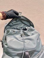 Prada Re-Nylon and leather backpack - Image 7