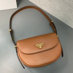 Prada Arqué Leather shoulder bag moon bag - Image 9