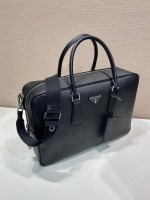 Prada Saffiano leather work bag - Image 2
