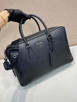 Prada Saffiano leather work bag - Image 3