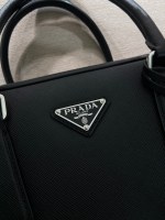 Prada Saffiano leather work bag - Image 6
