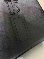 Prada Saffiano leather work bag - Image 7