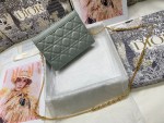 DIOR CARO ZIPPED POUCH WITH CHAIN - Image 2