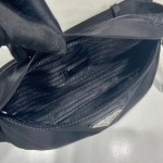 Prada Black Re-nylon And Saffiano Leather Belt Bag - Image 7
