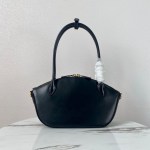 Prada Black Small Leather Handbag - Image 3
