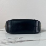 Prada Black Small Leather Handbag - Image 4