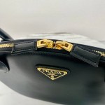 Prada Black Small Leather Handbag - Image 6