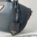 Prada Black Small Leather Handbag - Image 7
