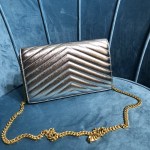 YSL CASSANDRE MATELASSE CHAIN WALLET - Image 9