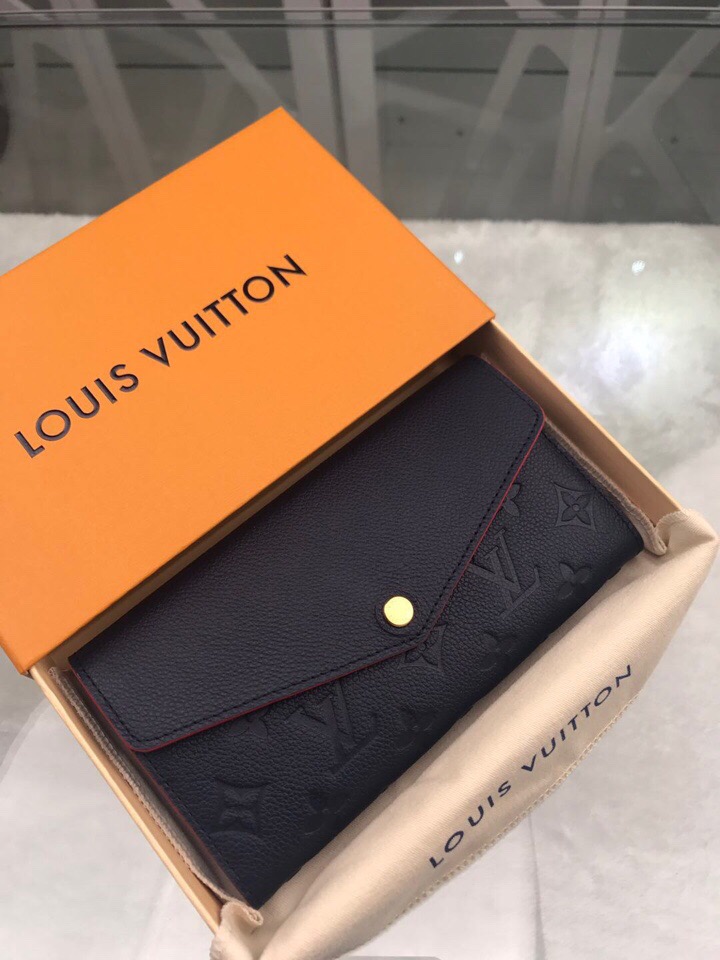 HSC-D33B30162FAB Louis Vuitton Wallet Navy Blue - Image 1