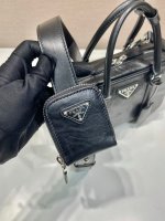 Prada antique nappa leather top handle bag - Image 5