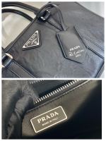 Prada antique nappa leather top handle bag - Image 9