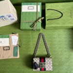 CUCCI PADLOCK SMALL GG SHOULDER BAG - Image 9