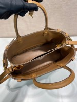 Prada Buckle medium leather handbag with double belt - Image 6