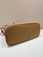 Prada Buckle medium leather handbag with double belt - Image 7
