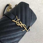 YSL Chevron Monogram Classic Baby Chain Bag - Image 7