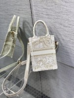 Mini Dior Book Tote Phone Bag - Image 5