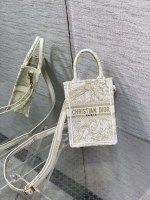 Mini Dior Book Tote Phone Bag