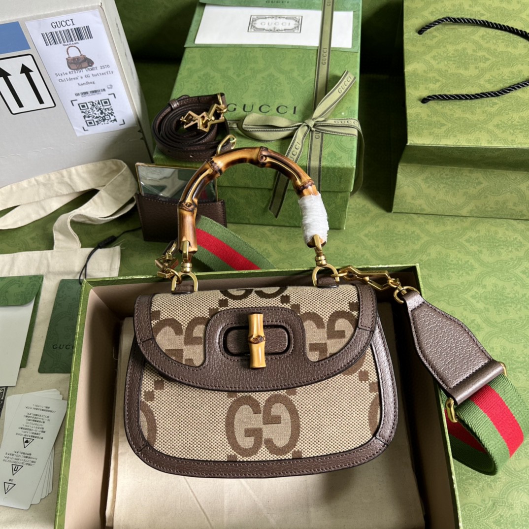HSC-DFA6605875E5 Gucci Bamboo Handle Bag - Image 1