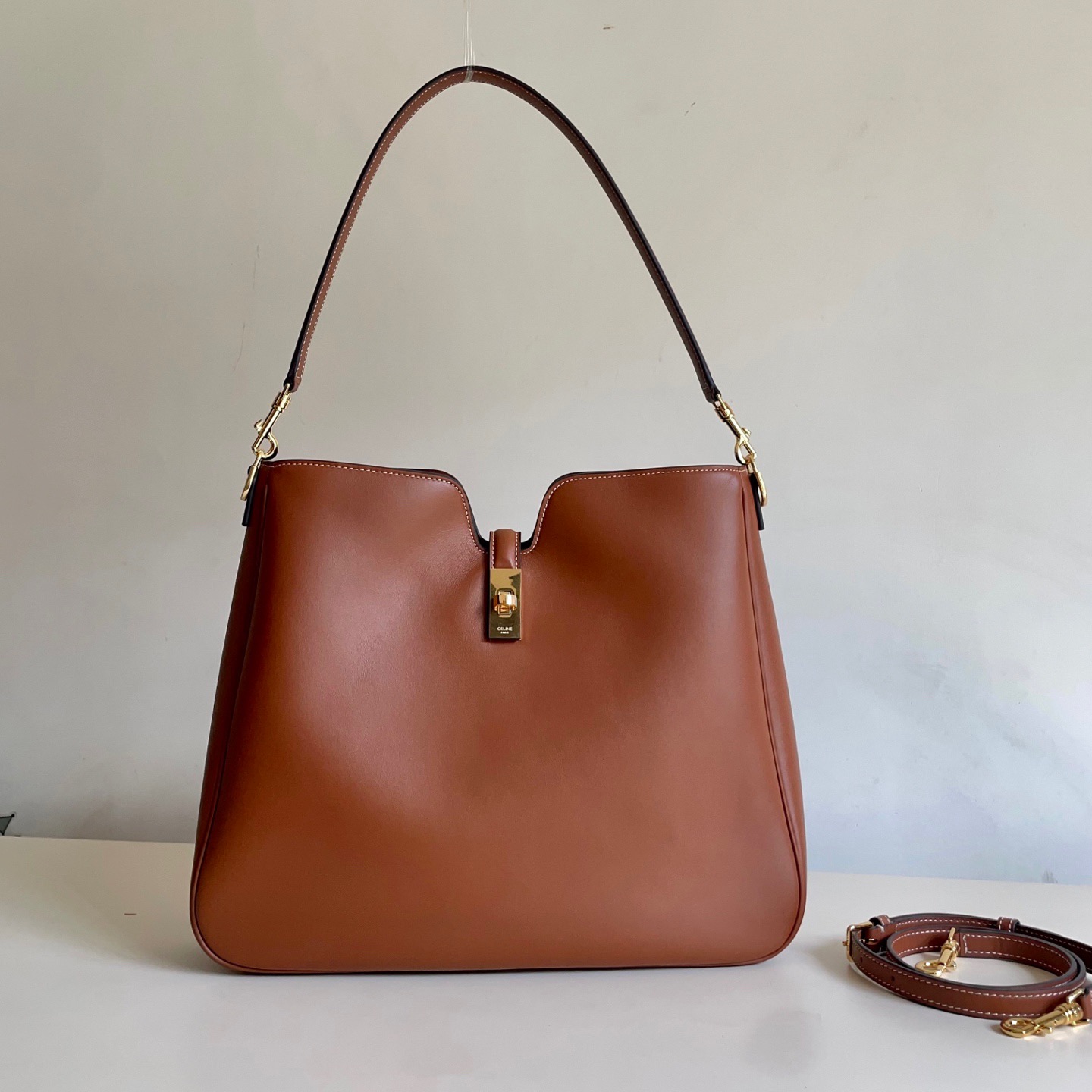 HSC-E3B3F9FC507F CELINE MEDIUM CAMILLE 16 SOFT BAG IN SMOOTH CALFSKIN - Image 1
