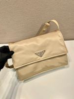Prada Black Medium Padded Re-nylon Shoulder Bag - Image 3