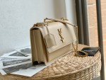 YSL Sunset Medium In Smooth Leather - Image 7