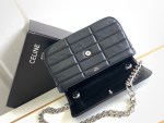CELINE CHAIN SHOULDER BAG MATELASSE MONOCHROME - Image 6