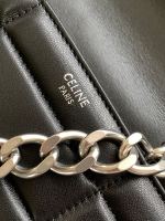 CELINE CHAIN SHOULDER BAG MATELASSE MONOCHROME - Image 7