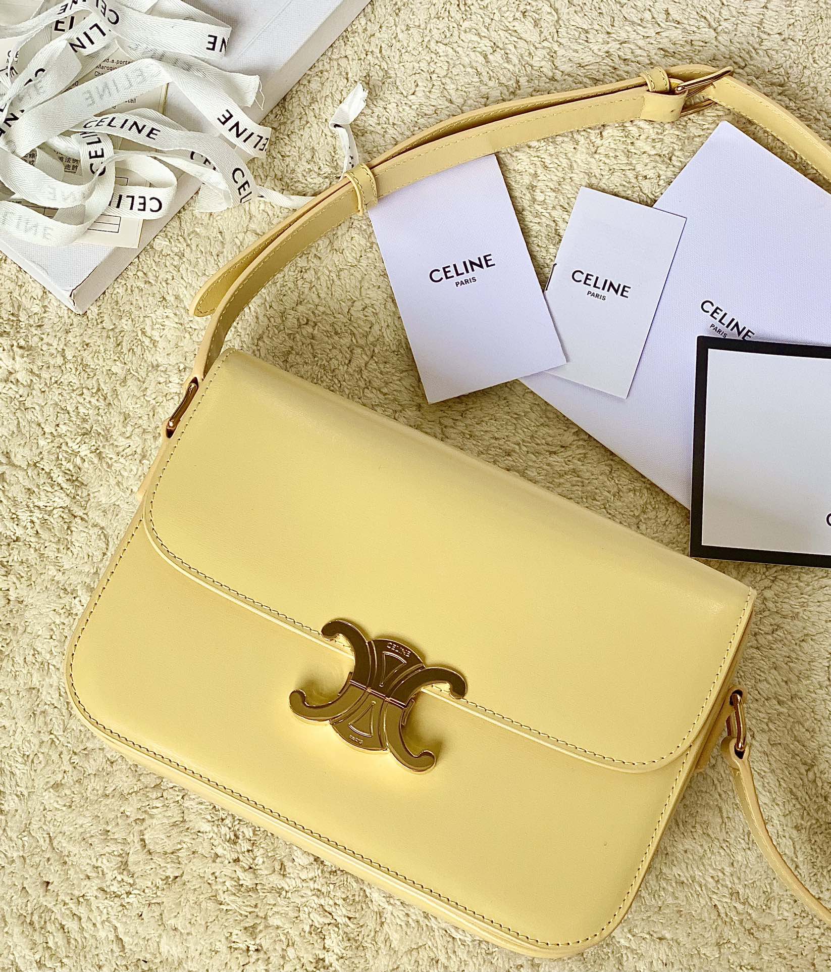 HSC-F74BF8D39AC9 CELINE CLASSIQUE TRIOMPHE BAG - Image 1