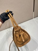 Prada Medium suede handbag - Image 5