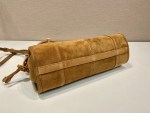 Prada Medium suede handbag - Image 6