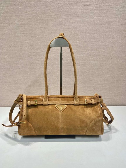 Prada Medium suede handbag