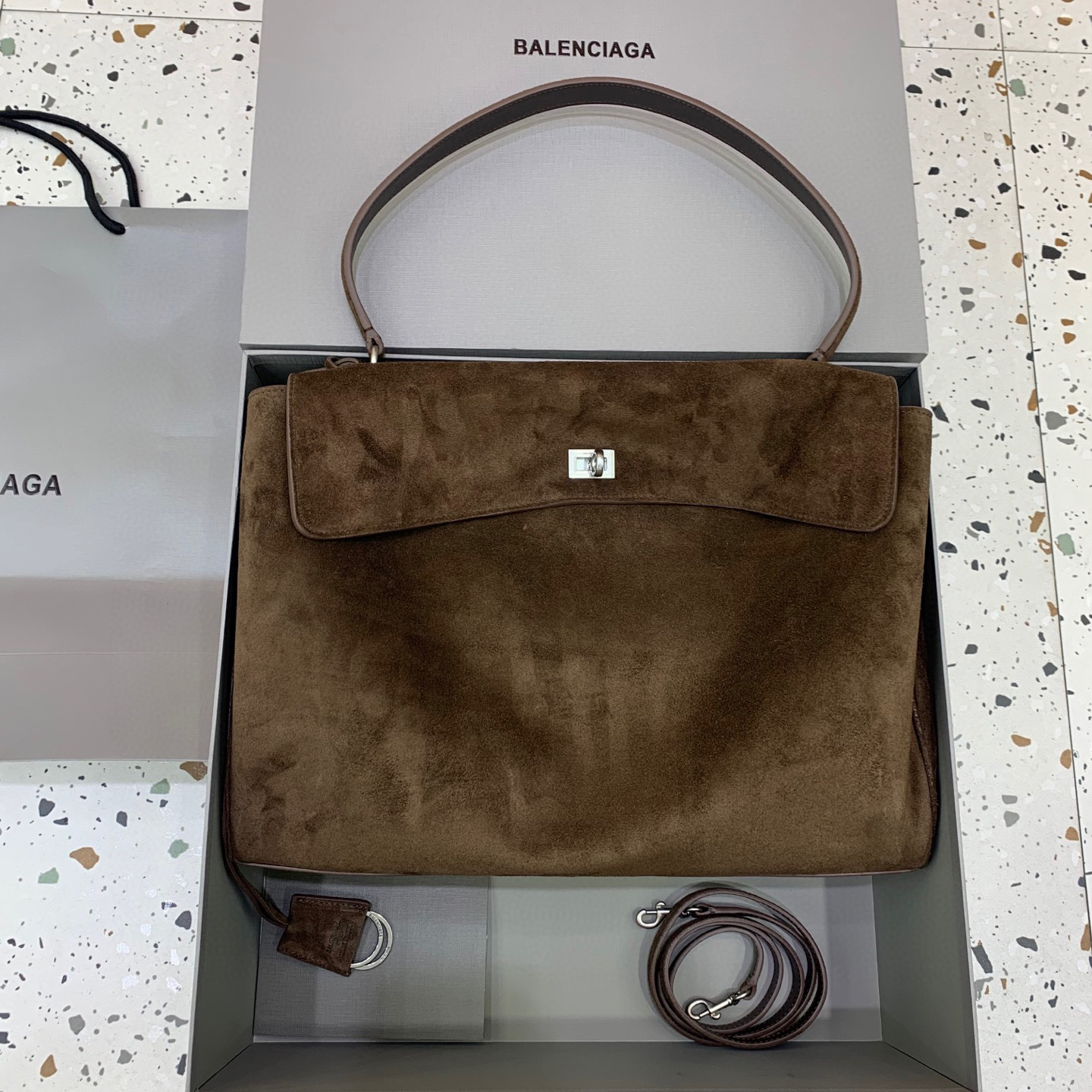 HSC-FAE5D77BCD85 Balenciaga Rodeo Handbag Large - Image 1
